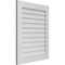 Ekena Millwork Vertical Surface Mount PVC Gable Vent: Non-Functional, w/ 3-1/2"W x 1"P Standard Frame, 28"W x 34"H GVPVE28X3401SN - alternate 5